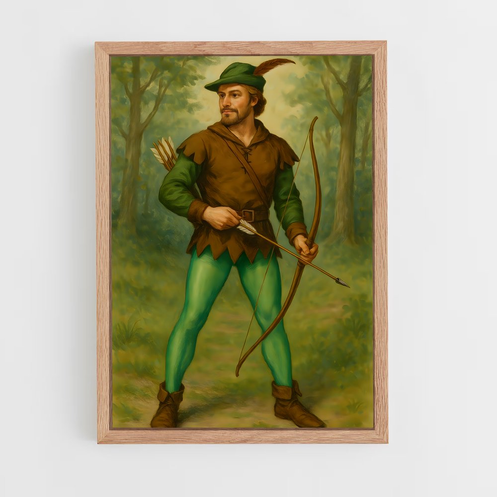 Poster Robin hood – affiche Tir à l’arc (vue 4)